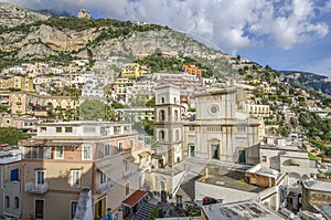 THE CHURCH OF SANTA MARIA ASSUNTA IN POSITANO, ITALY