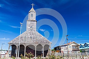 Church of Santa Maria de Loreto in Achao village