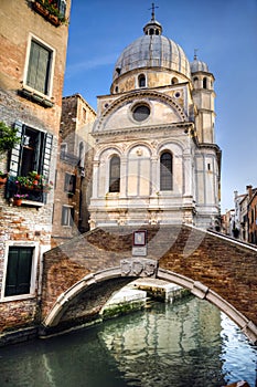 Church of Santa Maria dei Miracoli, Venice, Italy photo