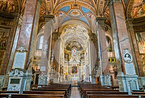 Church of Santa Maria dell`Anima, in Rome, Italy.