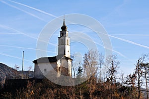 Church of Santa Maria della Neve in Buss, Pergine Valsugana. Trento photo