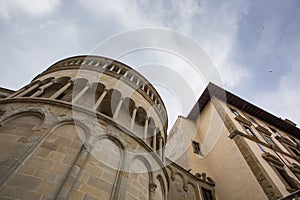 Church Santa Maria della Pieve Arezzo Italy