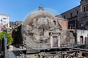 Church of Santa Maria della Rotonda in Catania, Sicily, Italy photo