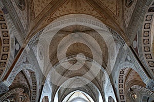 Church of Santa Maria delle Grazie in Milan, Italy. Interior