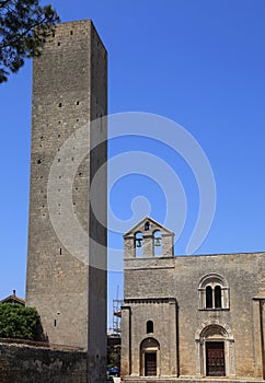 The church of Santa Maria di Castello, Tarquinia, Italy photo