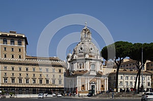 Church Santa Maria di Loreto, Rome, Italy