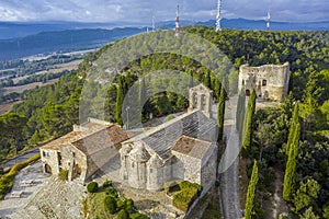 Church Santa Maria Gracia in Tossa de Montbui, Tarragona Spain