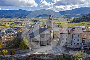 Church of Santa Maria i Sant Jaume, Bellver de Cerdanya Pyrenees Lleida province, Spain photo