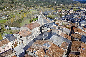 Church of Santa Maria i Sant Jaume, Bellver de Cerdanya Pyrenees Lleida province, Spain photo