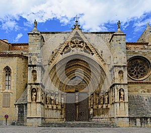 Church of Santa Maria la Mayor, Morella, Castellon province, Spa