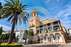 Church of Santa Maria La Mayor in Ronda. Andalusia, Spain