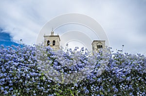 Church of Santa Maria la Mayor towers, Trujillo, Spain