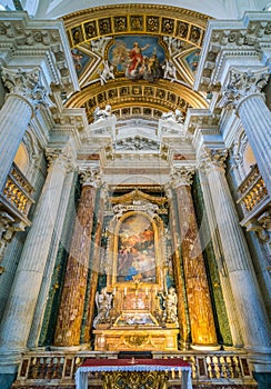 Church of Santa Maria in Portico in Campitelli in Rome, Italy.