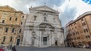 Church of Santa Maria in Vallicella timelapse , also called Chiesa Nuova in Rome