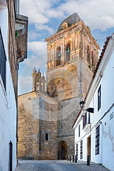 Church of Santa MarÃÂ­a de la EncarnaciÃÂ³n. Jerez de los Caballeros, Badajoz, Extremadura, Spain, Europe photo