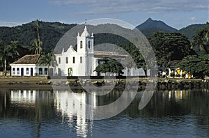 The church of Santa Rita in Paraty, State of Rio de Janeiro, Bra