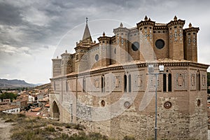 Church of Santiago at Montalban town, province of Teruel, Spain photo