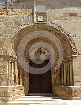 Church of Santiago. SigÃÂ¼enza. Spain photo