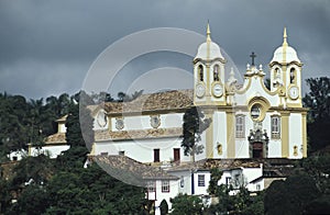 The church of Santo Antonio in Tiradentes, Minas Gerais, Brazil.