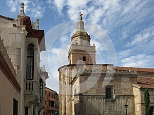 Mudejar architecture in Arevalo. Spain. photo