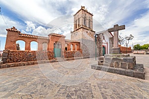 Church of Santo Domingo, in Chucuito, Peru photo