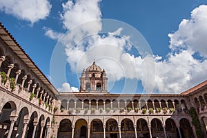 Church of Santo Domingo, Coricancha,Cusco, Peru,Build on ruins of Incan Temple.