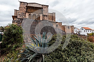 Church of Santo Domingo, Coricancha,Cusco, Peru,South America. Build on ruins of Incan Temple of the Sun