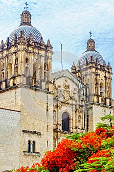 Church of Santo Domingo de Guzman in Oacaca - in Mexico photo