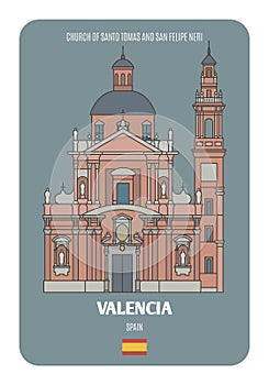Church of Santo Tomas and San Felipe Neri in Valencia, Spain