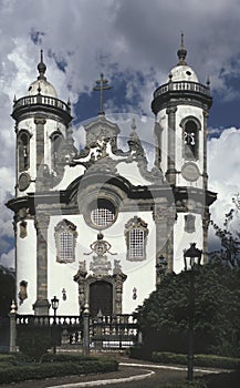 The church of Sao Francisco de Assis in Sao Joao del Rey, state of Minas Gerais, Brazil.