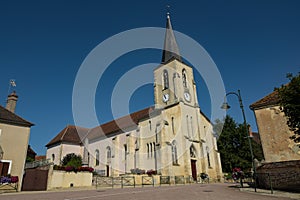 Church of sauvigny le bois in bourgogne