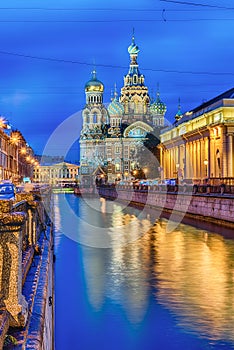 Church of the Savior on Blood at night, St. Petersburg