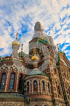 Church of the Savior on Spilled Blood or Cathedral of the Resurrection of Christ is one of the main sights of Saint Petersburg