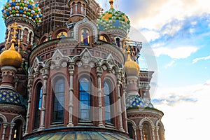 Church of the Savior on Spilled Blood or Cathedral of the Resurrection of Christ is one of the main sights of Saint Petersburg