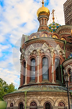 Church of the Savior on Spilled Blood or Cathedral of the Resurrection of Christ is one of the main sights of Saint Petersburg