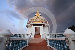 Church of Sawang Arom temple, Sabot, Thailand photo