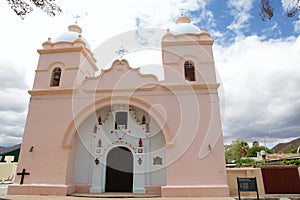 Church at Seclantas village in Calchaqui Valley, Argentina