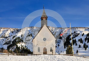 Church in Seiseralm, Val Gardena