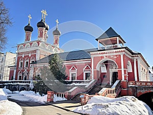 The Church of Sergius of Radonezh of the Vysoko-Petrovsky monastery. 28 Petrovka Street, building 9, Moscow