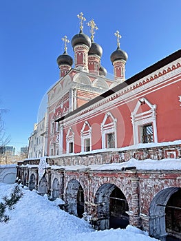 The Church of Sergius of Radonezh of the Vysoko-Petrovsky monastery. 28 Petrovka Street, building 9, Moscow