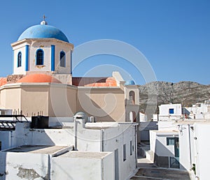 Church of Serifos on the greek islands of cyclades.