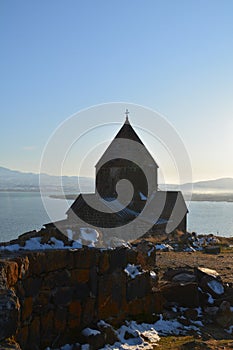 The church Sevanavank at Armenia