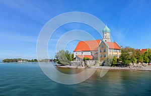 Church on the side of Lake Constance