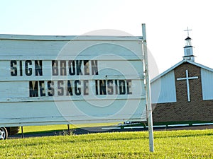 Church sign