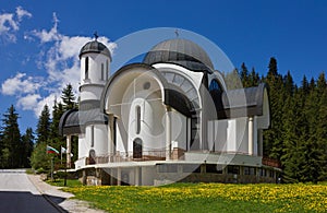 Church in Ski Resort Pamporovo