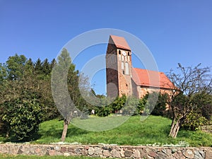 Church in Slawsko, Poland