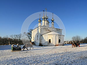 Church and sledge