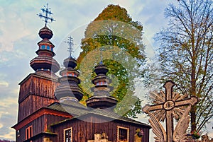 The church of the Sleeping Most Holy Mother of God in Hunkovce