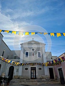 Church in a small southern Italian town