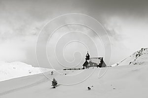 Church of Snowy Mary on Velika planina